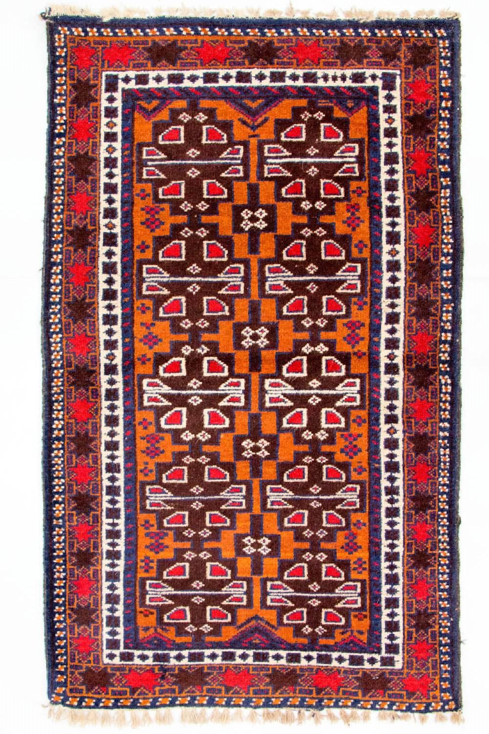 Baluch-tæppe - 137 x 79 cm - flerfarvet