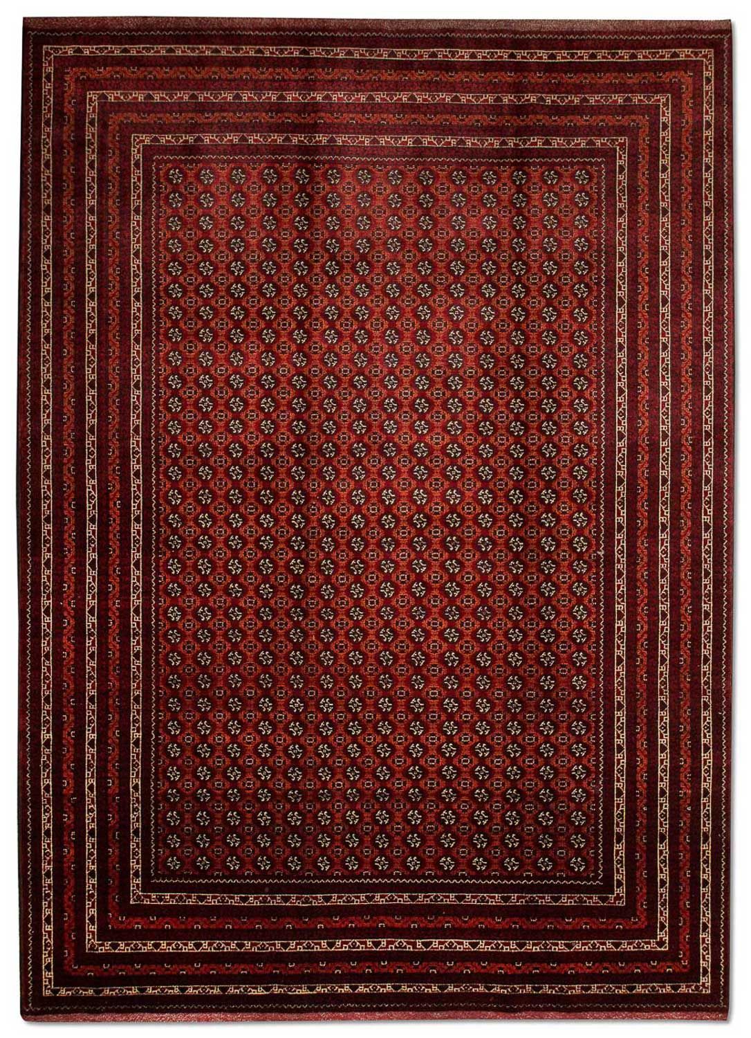 Afghansk tæppe - Bukhara - 293 x 201 cm - rød