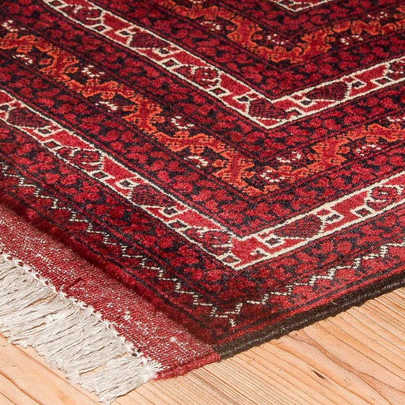 Afghansk tæppe - Bukhara - 293 x 201 cm - rød