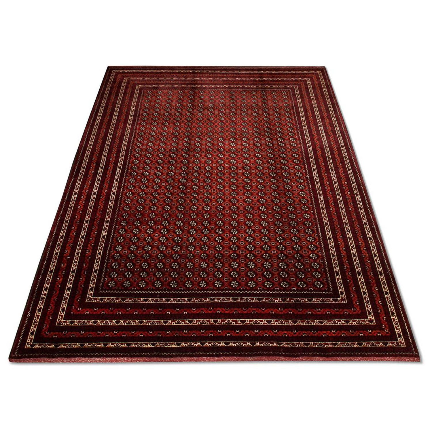 Afghansk tæppe - Bukhara - 293 x 201 cm - rød