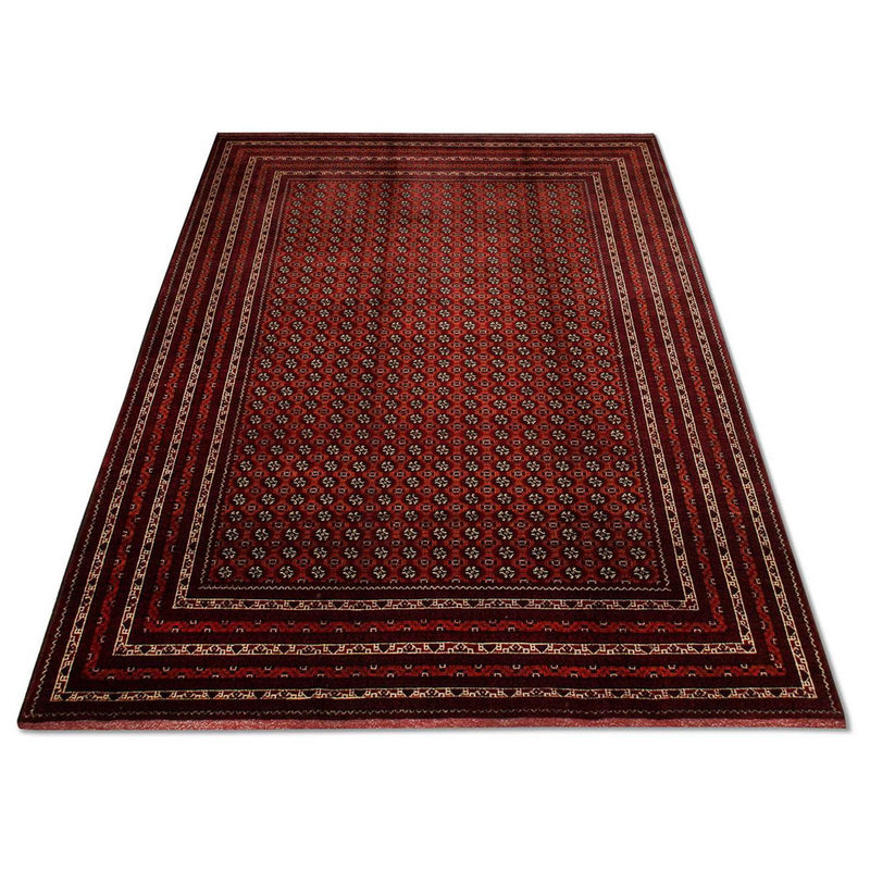 Afghansk tæppe - Bukhara - 293 x 201 cm - rød