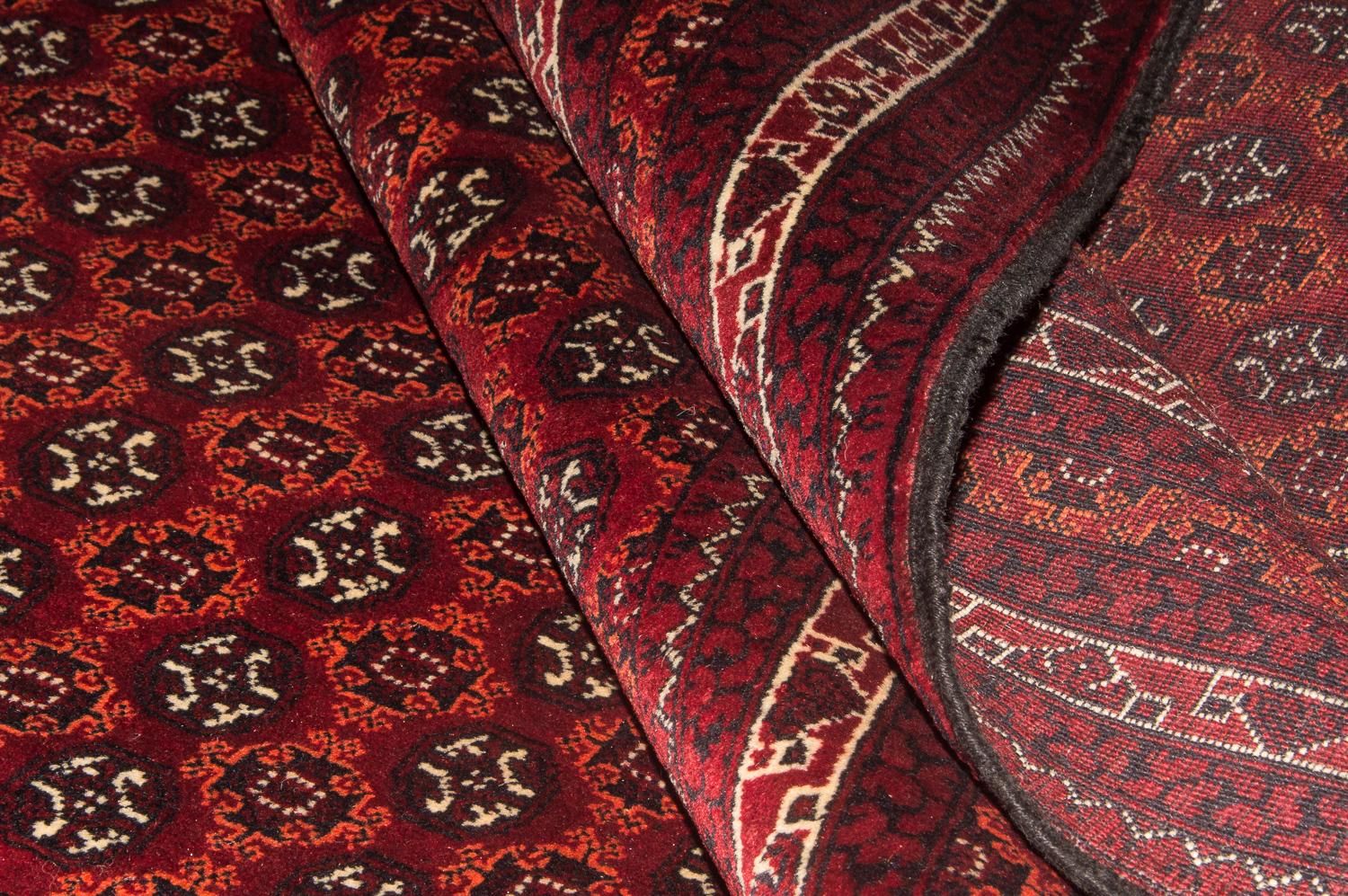 Afghansk tæppe - Bukhara - 293 x 201 cm - rød
