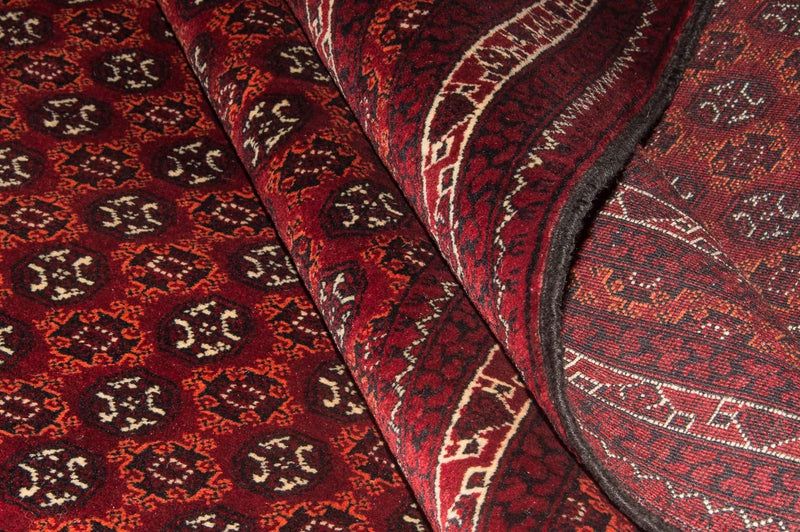 Afghansk tæppe - Bukhara - 293 x 201 cm - rød
