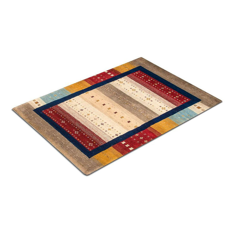 Gabbeh Tæppe - Loribaft Persisk - 181 x 123 cm - flerfarvet