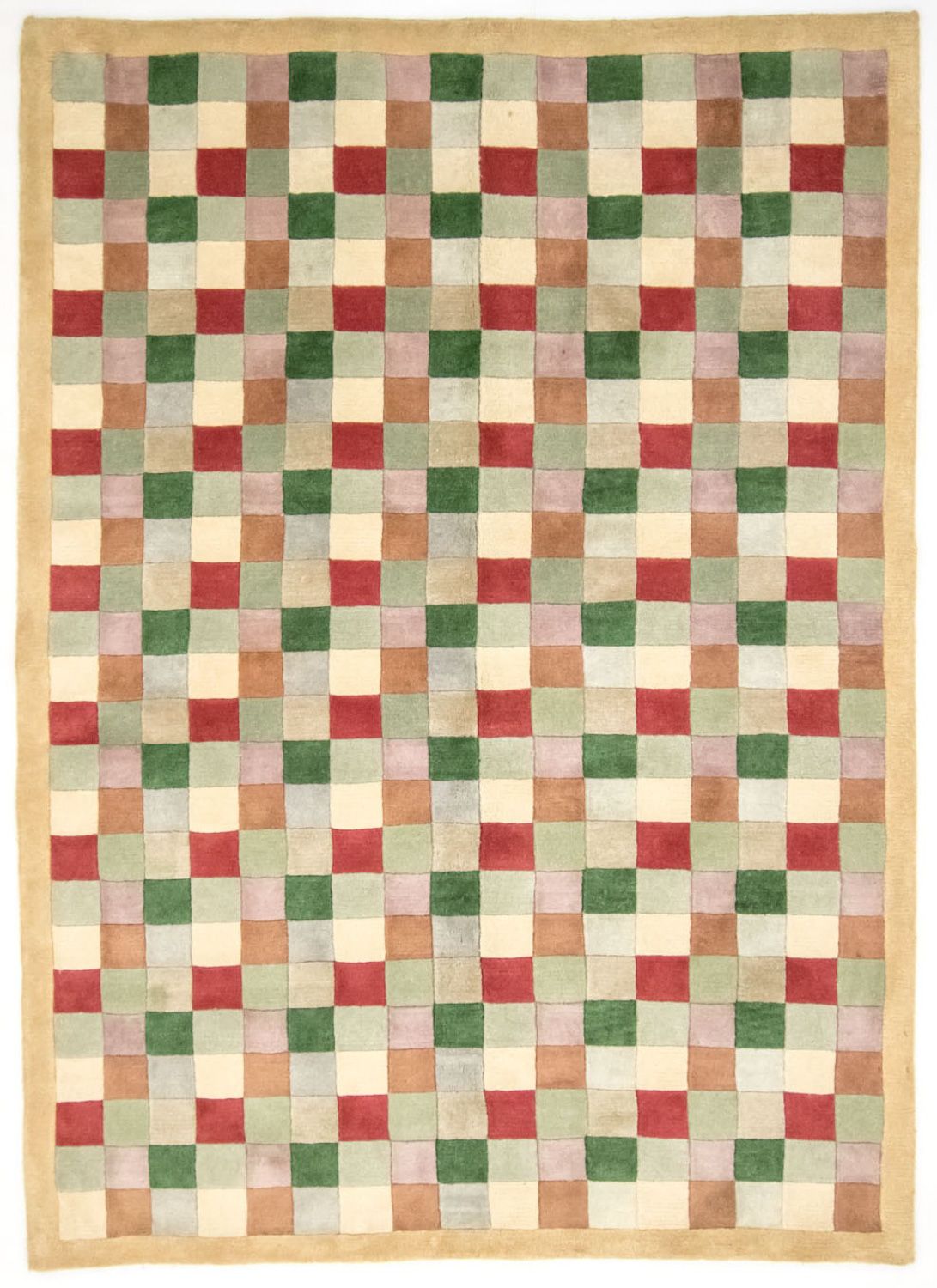 Nepal Tæppe - 229 x 163 cm - farvet
