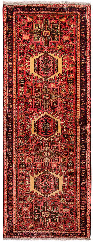 Løber Persisk tæppe - Nomadisk - 197 x 75 cm - rød