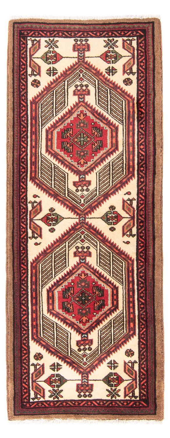 Løber Persisk tæppe - Nomadisk - 270 x 67 cm - beige