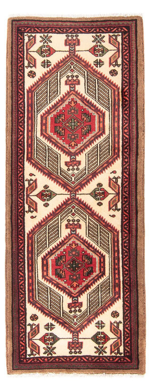 Løber Persisk tæppe - Nomadisk - 270 x 67 cm - beige