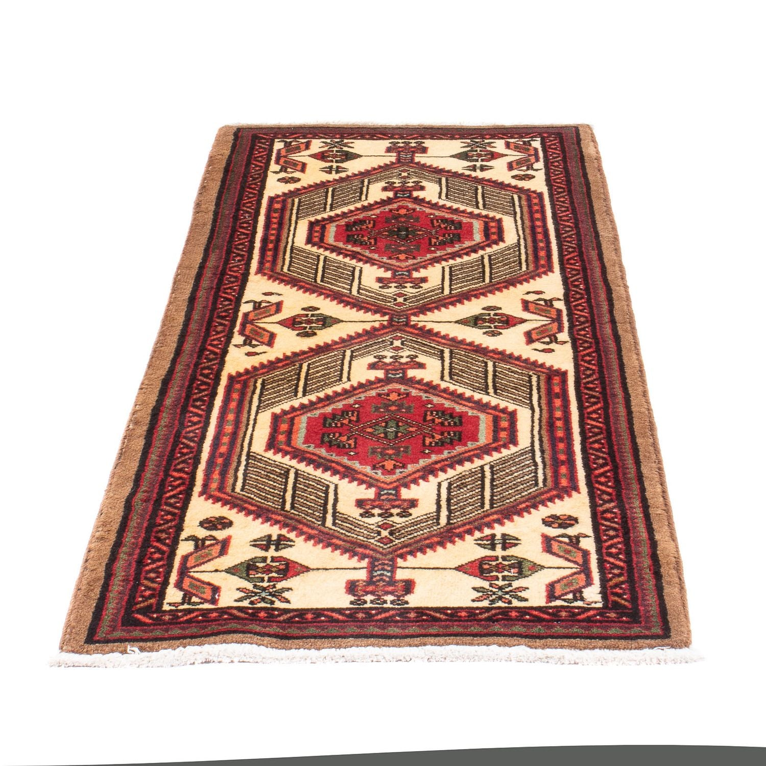 Løber Persisk tæppe - Nomadisk - 270 x 67 cm - beige
