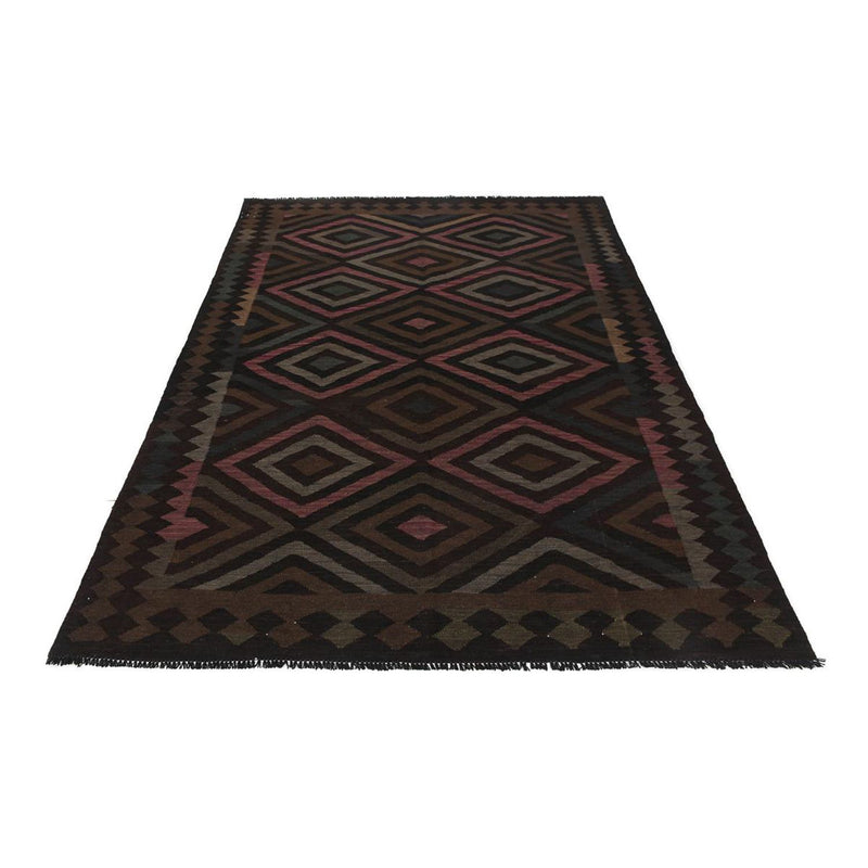 Kelim Carpet - Splash - 240 x 166 cm - sort