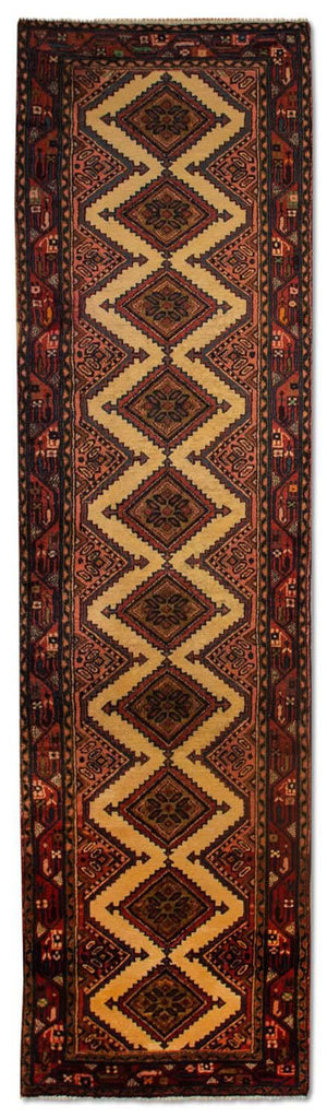 Løber Persisk tæppe - Nomadisk - 286 x 76 cm - brun