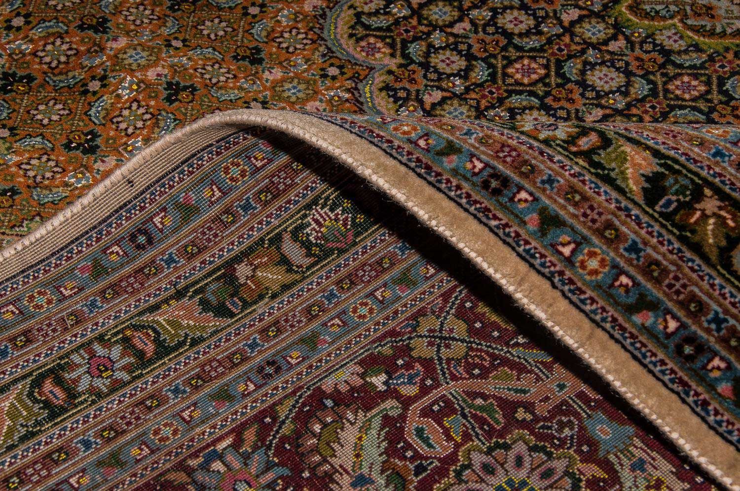 Persisk tæppe - Tabriz - Premium - 400 x 300 cm - brun