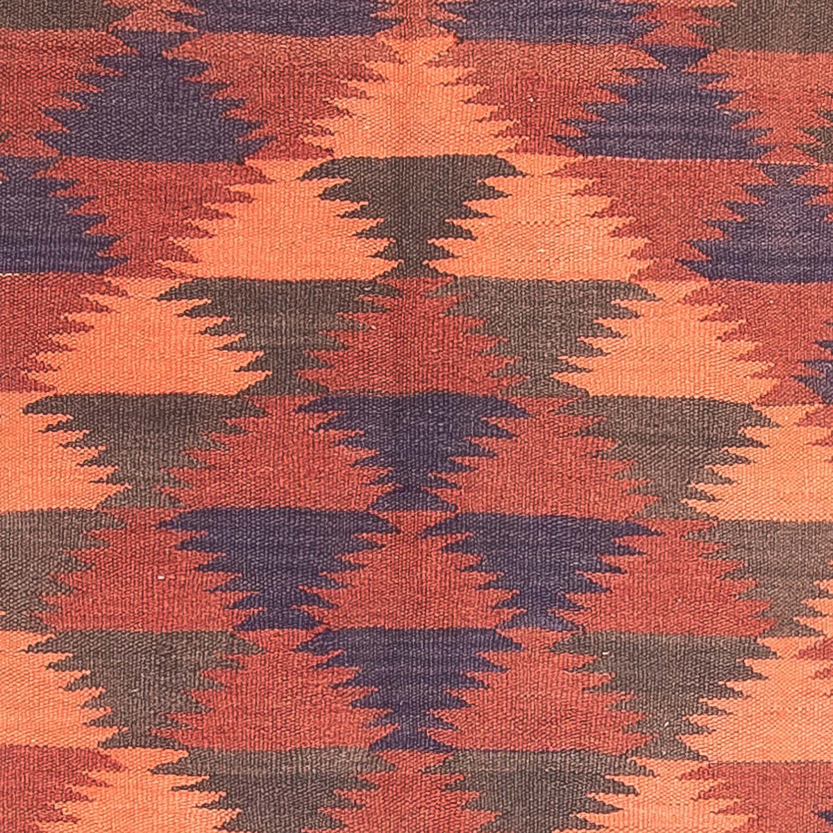 Løber Kelim-tæppe - gammelt - 450 x 130 cm - brun