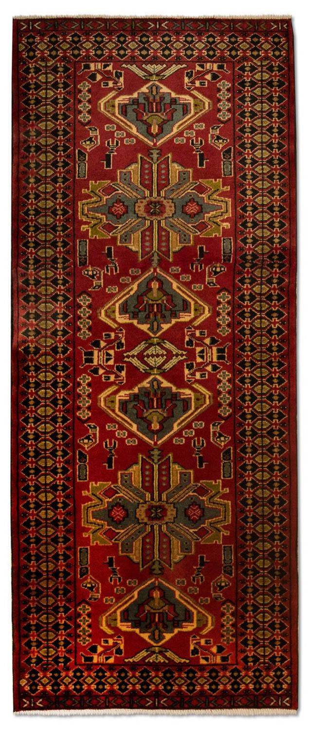 Løber Persisk tæppe - Nomadisk - 200 x 82 cm - rød