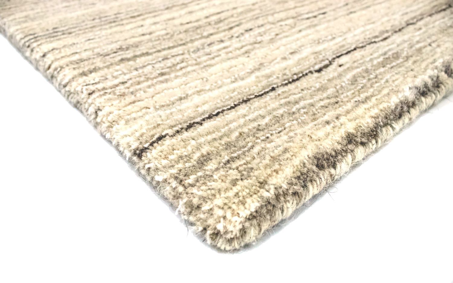 Uldtæppe - 170 x 119 cm - beige