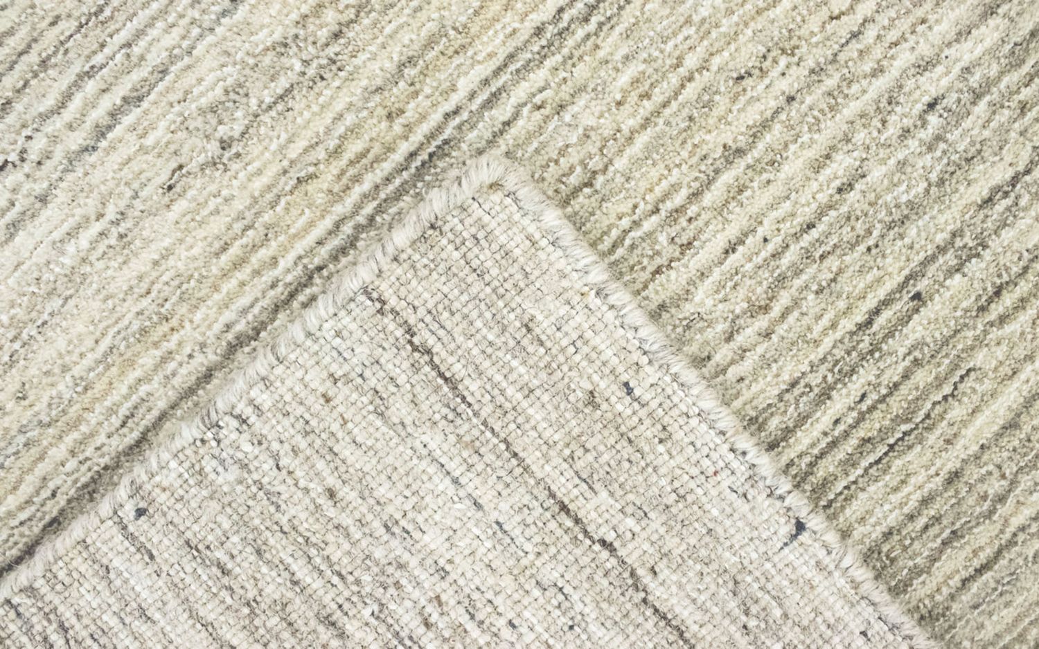 Uldtæppe - 170 x 119 cm - beige