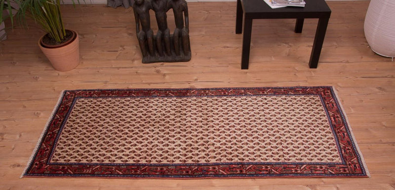 Løber Persisk tæppe - Mir - 183 x 73 cm - beige