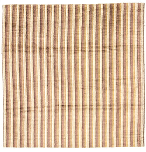 Viskose tæppe firkantet  - 200 x 200 cm - flerfarvet