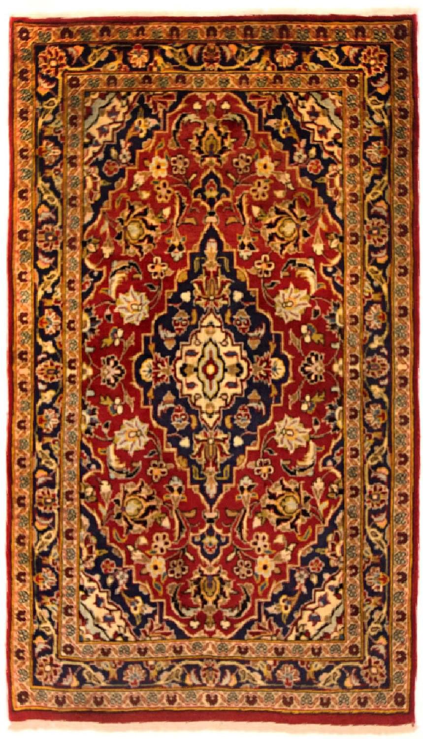 Persisk tæppe - Keshan - 168 x 95 cm - rød