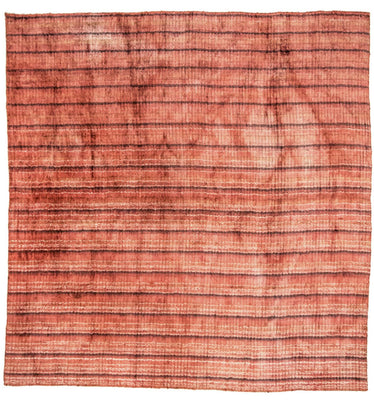 Viskose tæppe - 213 x 213 cm - flerfarvet