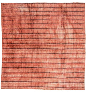 Viskose tæppe - 213 x 213 cm - flerfarvet