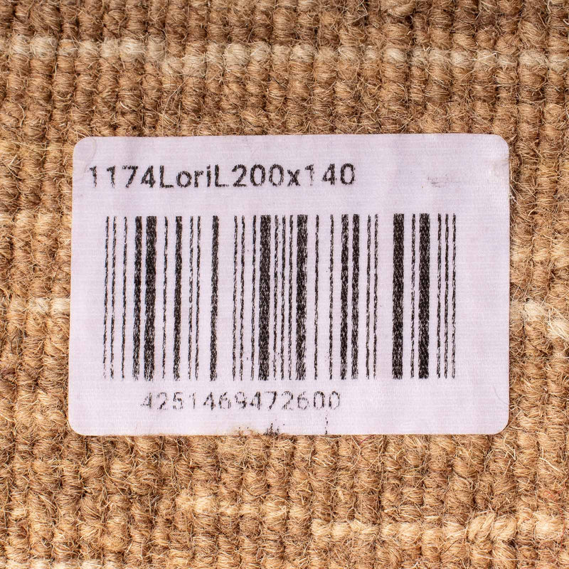 Gabbeh Tæppe - Loribaft Softy - 200 x 140 cm - lys brun