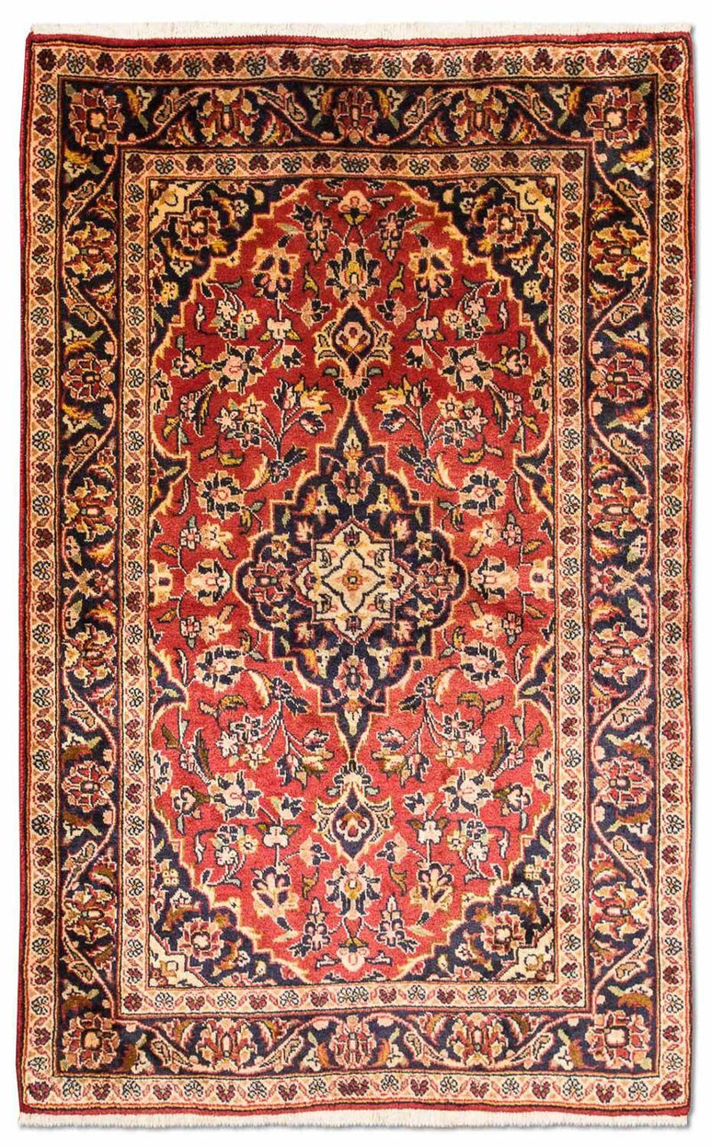 Persisk tæppe - Keshan - 163 x 100 cm - rød