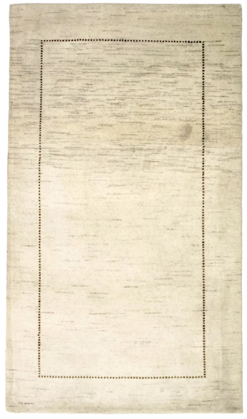 Gabbeh Tæppe - Loribaft Persisk - 150 x 90 cm - beige