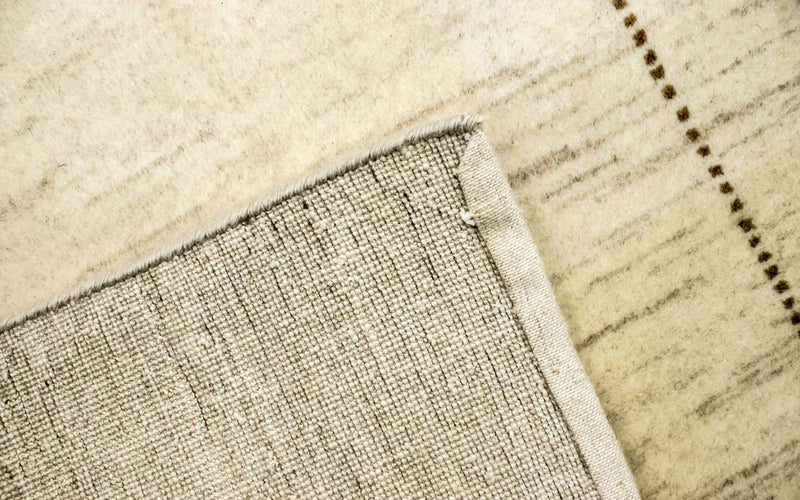 Gabbeh Tæppe - Loribaft Persisk - 150 x 90 cm - beige