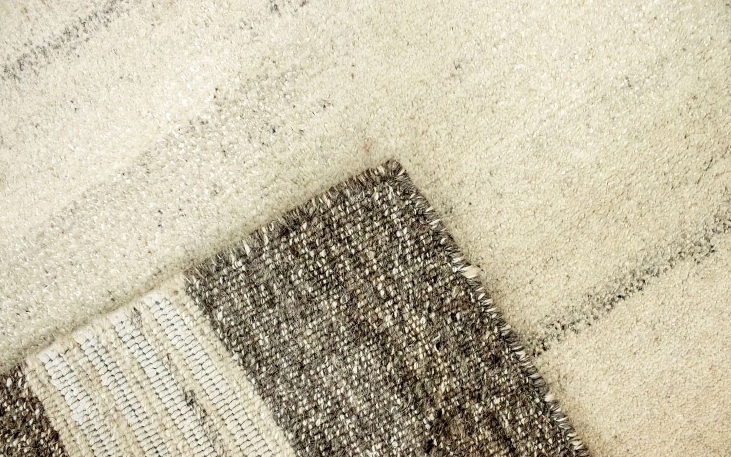 Nepal Tæppe - 180 x 123 cm - beige