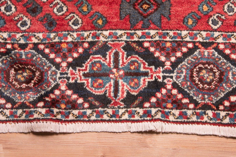 Persisk tæppe - Nomadisk - 256 x 189 cm - rød