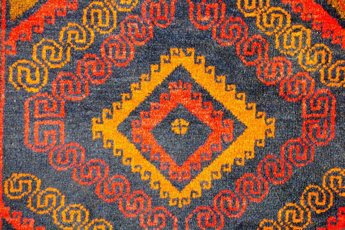 Baluch-tæppe - 140 x 79 cm - blå