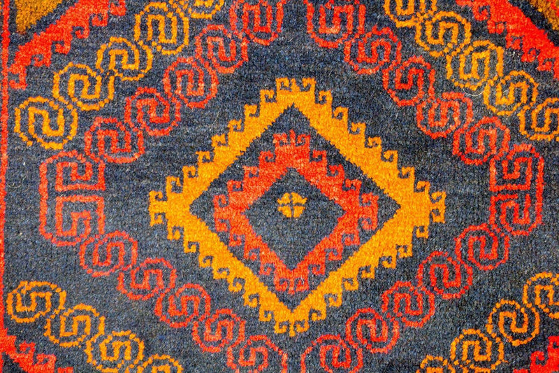 Baluch-tæppe - 140 x 79 cm - blå