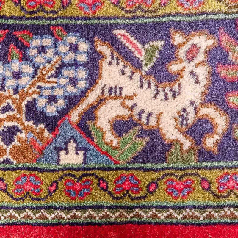 Persisk tæppe - Ghom - 200 x 140 cm - rød