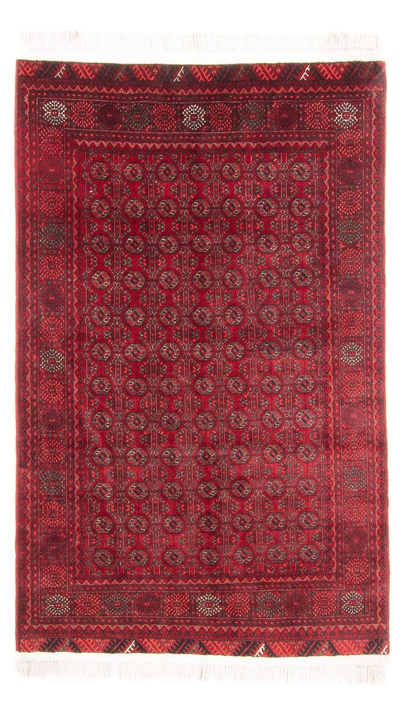 Afghansk tæppe - Bukhara - 196 x 124 cm - rød