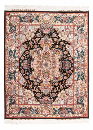 Persisk tæppe - Tabriz - Royal - 200 x 150 cm - mørkeblå