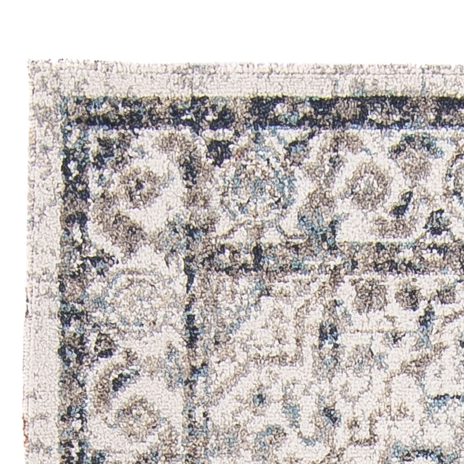 Moderne tæppe - 150 x 75 cm - sølv