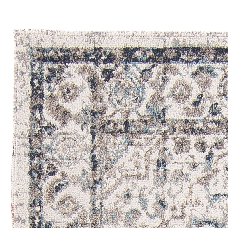 Moderne tæppe - 150 x 75 cm - sølv
