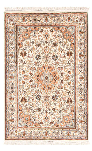 Silketæppe - Kashmir Silk - 125 x 78 cm - creme