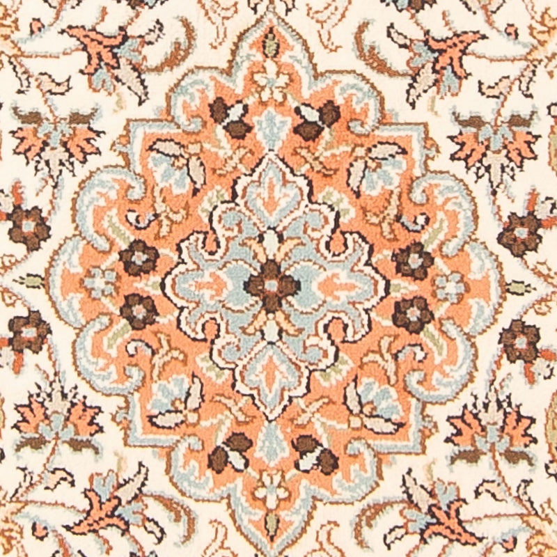 Silketæppe - Kashmir Silk - 125 x 78 cm - creme
