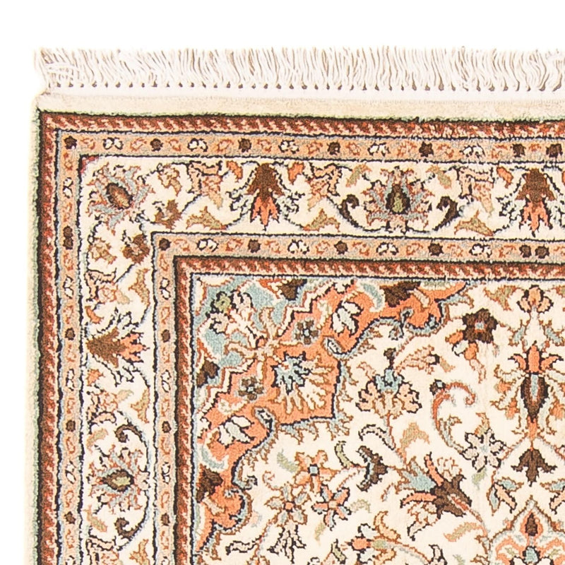 Silketæppe - Kashmir Silk - 125 x 78 cm - creme