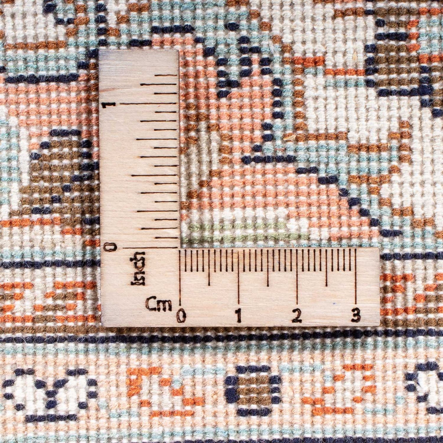 Silketæppe - Kashmir Silk - 125 x 78 cm - creme