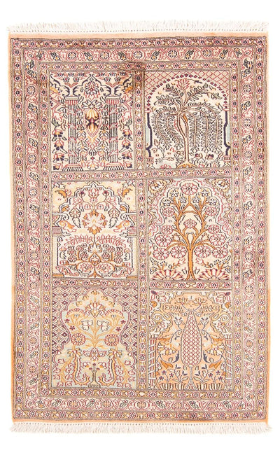 Kashmirsilke Tæppe 79x119cm - Orientalsk tæppe