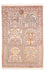 Silketæppe - Kashmir Silk - 119 x 79 cm - flerfarvet