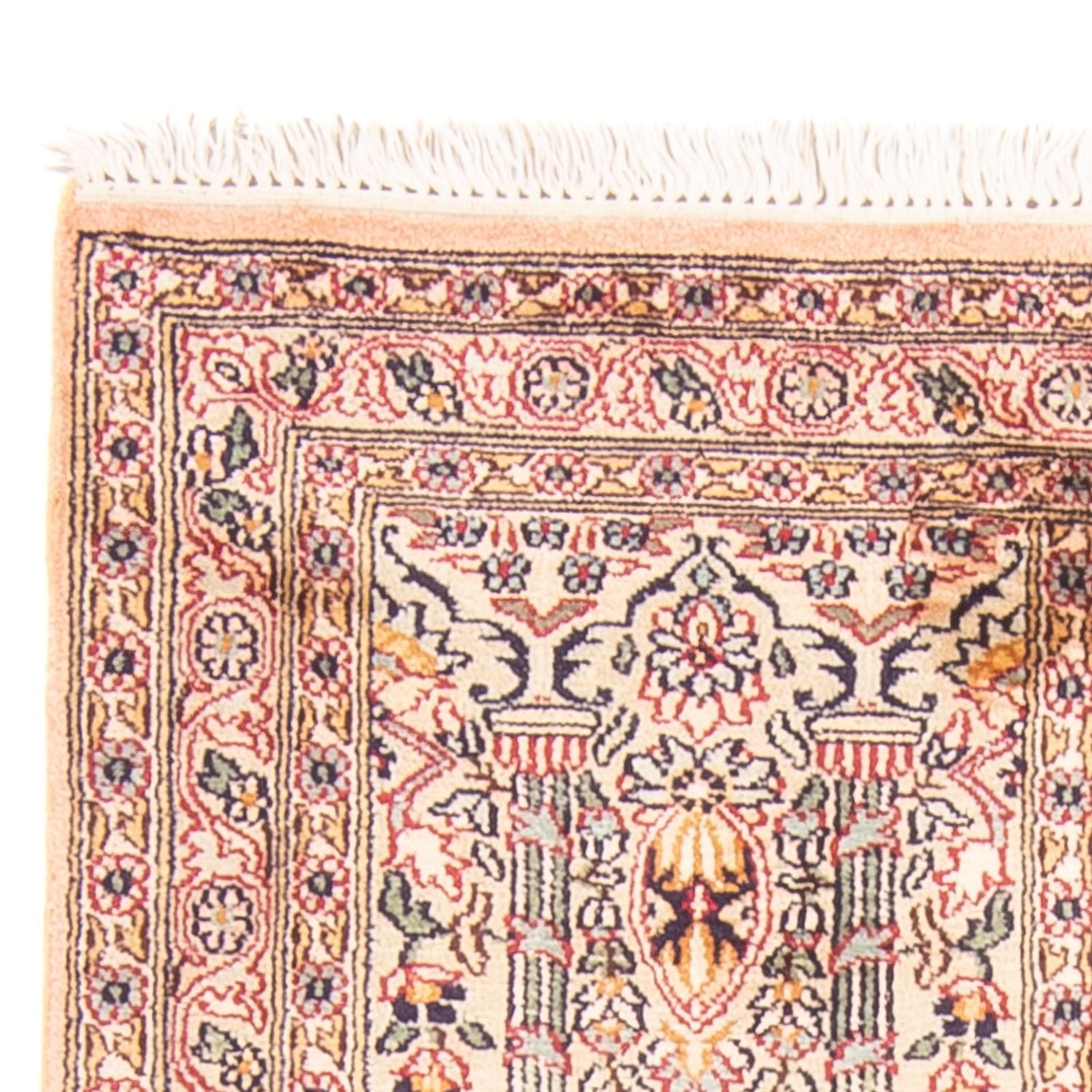 Silketæppe - Kashmir Silk - 119 x 79 cm - flerfarvet