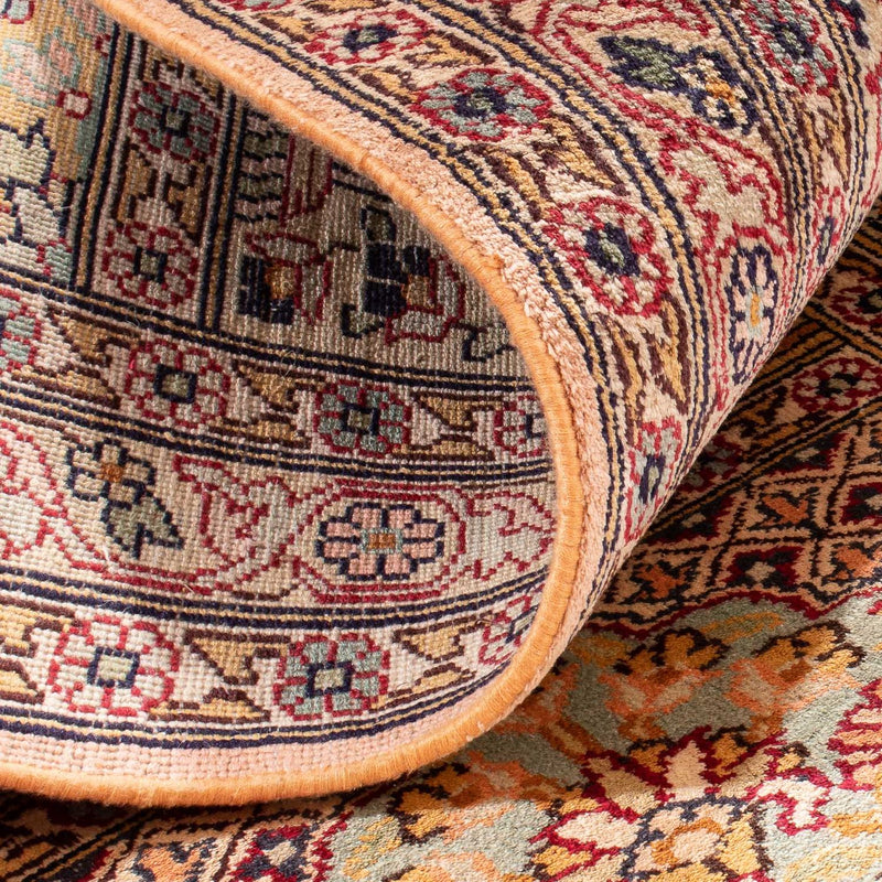 Silketæppe - Kashmir Silk - 119 x 79 cm - flerfarvet