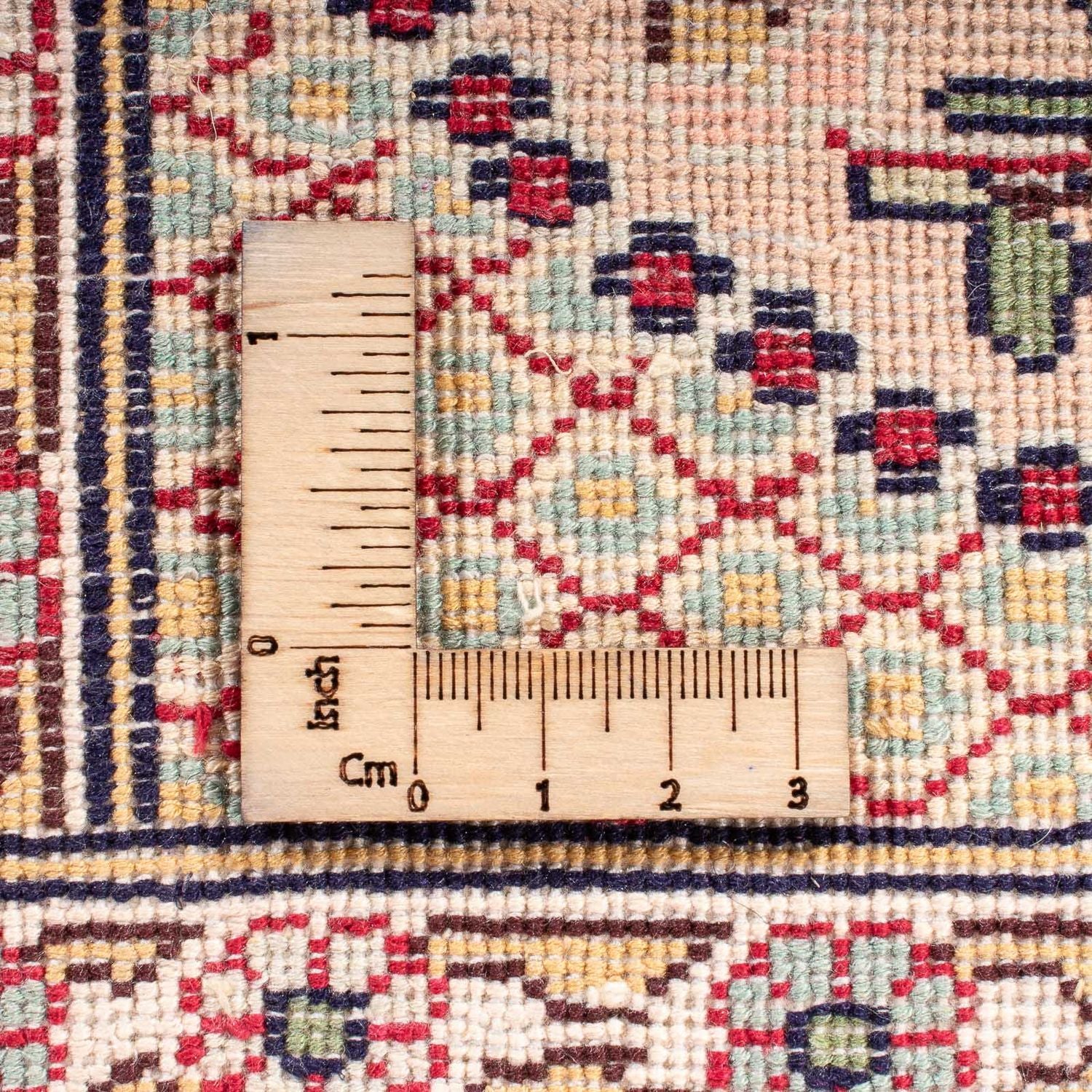 Silketæppe - Kashmir Silk - 119 x 79 cm - flerfarvet