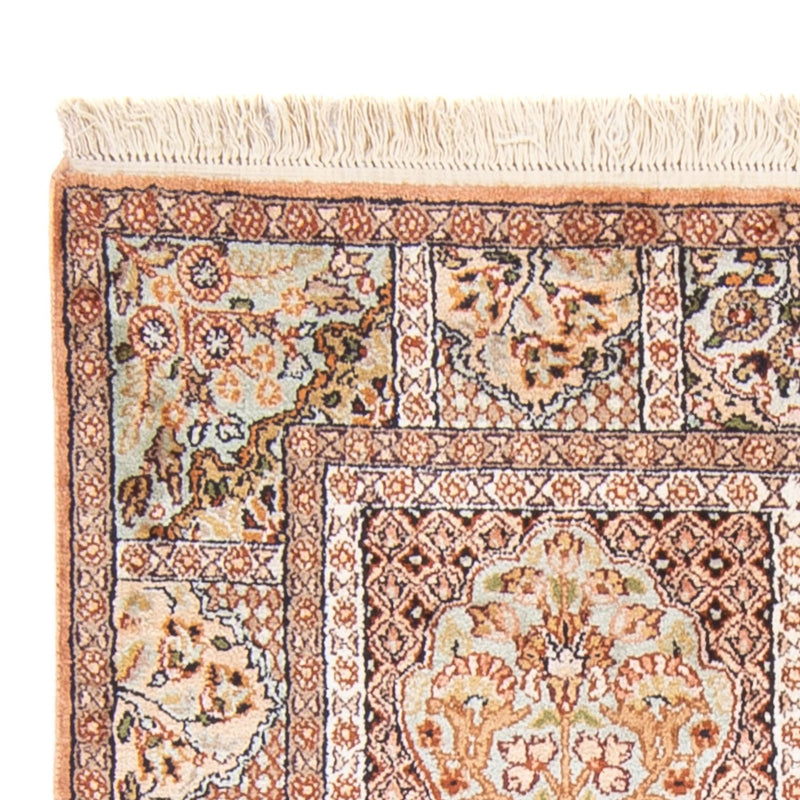 Silketæppe - Kashmir Silk - 148 x 92 cm - flerfarvet