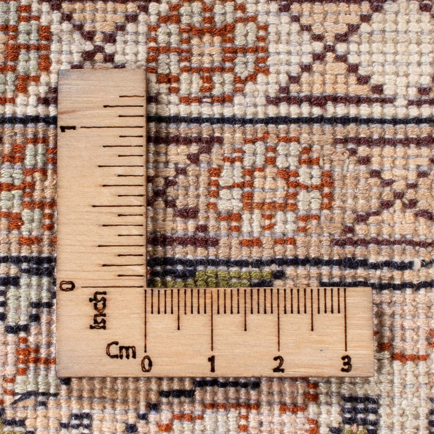 Silketæppe - Kashmir Silk - 148 x 92 cm - flerfarvet