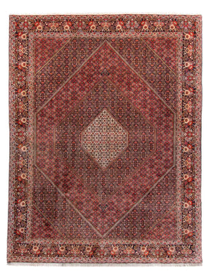 Persisk tæppe - Bijar - 350 x 250 cm - rød